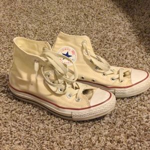 Hi top converse sneakers